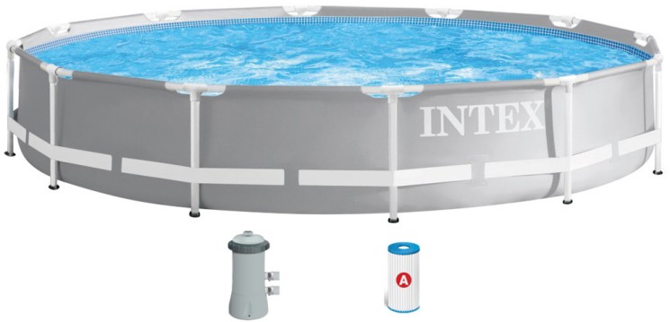 Каркасний басейн Intex 26712 Premium (366х76 см) з картриджним фільтром