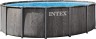 Каркасний басейн Intex 26742 GREYWOOD (457х122 см) з картриджним фільтром, драбиною та тентом