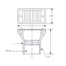 Форсунка для переливу Hayward SP1019 (60.3 мм)
