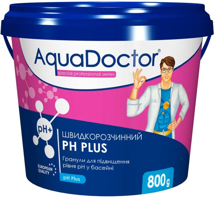 Засіб для підвищення pH AquaDoctor pH Plus 0.8 кг в гранулах