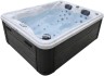 СПА-басейн Aquajoy Bali (210х160х77 см), Сріблясто-білий мармур