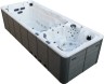Плавальний СПА-басейн Aquajoy Equilibrium (580х220х150 см), Сріблясто-білий мармур