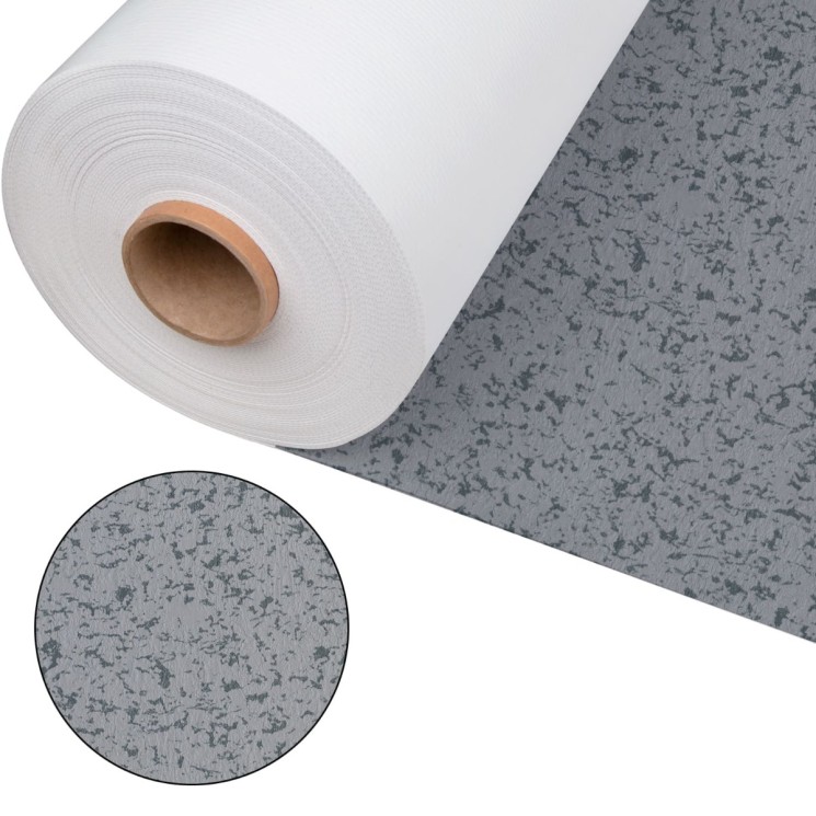 Лайнер Aquaviva Touch Gray Rio Meteorite камінь (текстурний) 2.05x20.2 м