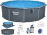 Збірний басейн Bestway Hydrium 561CU (488х132 см) з пісочним фільтром, драбиною та тентом