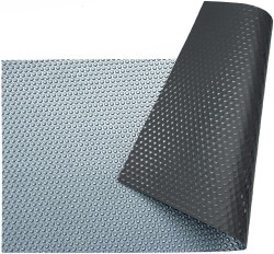 Солярне покриття Aquajoy Platinum Bubbles Gray 500 мкм, ширина 3 м (50 пог. м), сріблястий/сірий
