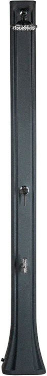 Душ сонячний Aquaviva Big Happy Five з мийкою для ніг, антрацит F620/7016, 36 л