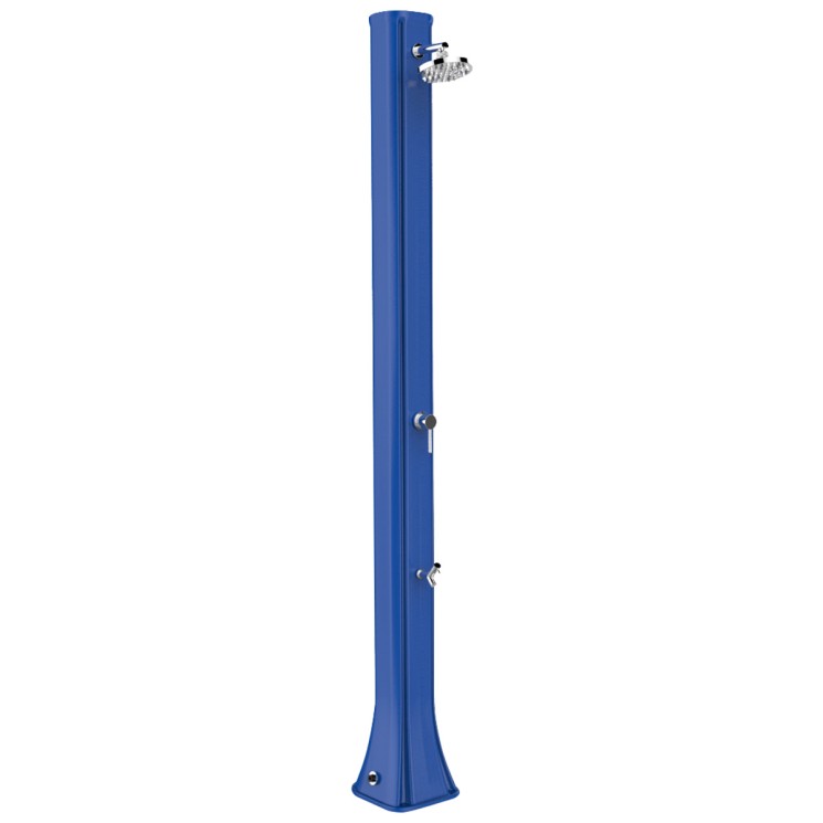 Душ сонячний Aquaviva Big Happy Five з мийкою для ніг, синій F620/5002, 36 л