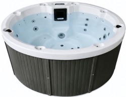 СПА-басейн Aquajoy Lagoon Air (195х82 см), Сріблясто-білий мармур