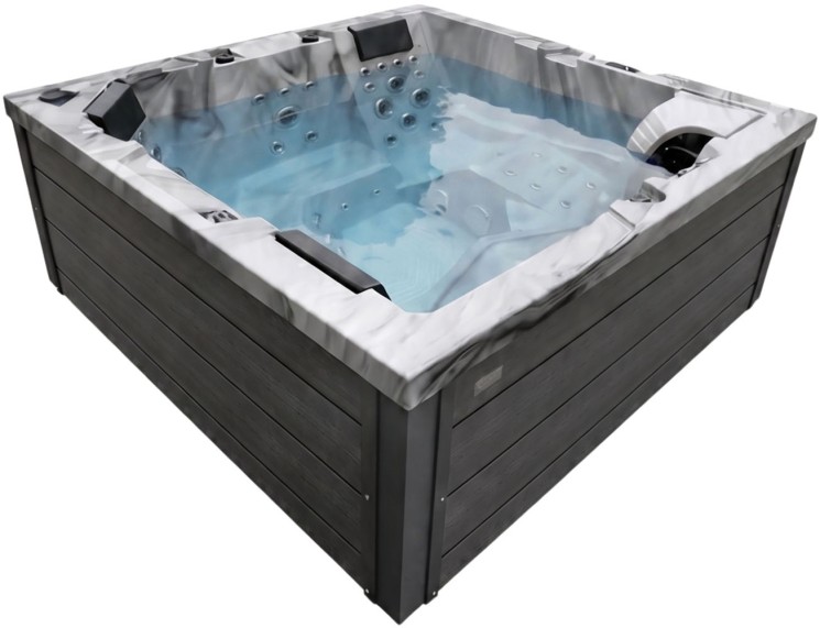 СПА-басейн Aquajoy Monaco Odyssey (220х220х90 см), з динаміками та LED-підсвічуванням