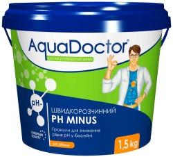 Засіб для зниження pH AquaDoctor pH Minus 1.5 кг в гранулах