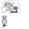 Насос Hayward HCP38253E1 KAP250 T1.B (380В, 41 м3/час, 2.5HP)