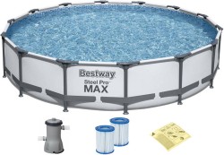 Каркасний басейн Bestway 56595 (427х84 см) з картриджним фільтром