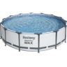 Каркасний басейн Bestway 56950 (427х107 см) з картриджним фільтром, тентом і драбиною