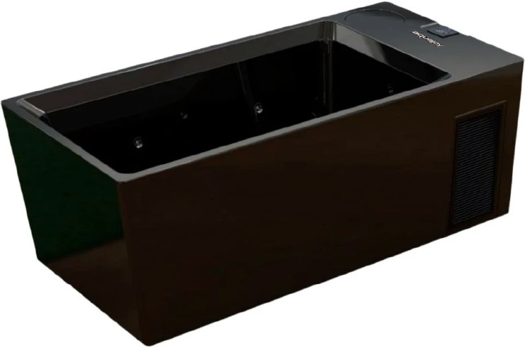 Крижана ванна Aquajoy All-In (195x90x71 см), Black Acrylic