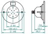 Прожектор Fitstar 4.40200221 16/4 POWER LED 3.0 (24 В) RGBW BZ, для солоної води