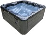 СПА-басейн Aquajoy Riviera (200х200х90 см), темний опал, з динаміками та LED-підсвічуванням