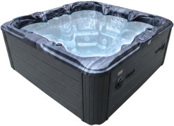 СПА-басейн Aquajoy Maldives (230х230х95 см), темний опал, з динаміками та LED-підсвічуванням