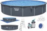 Збірний басейн Bestway Hydrium 561RP (732х132 см) з пісочним фільтром, драбиною та тентом