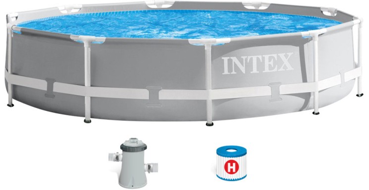 Каркасний басейн Intex 26702 Premium (305х76 см) з картриджним фільтром